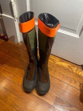 Thendworld Women's Lightweight Colorblock Tall Costume Boots Size 38